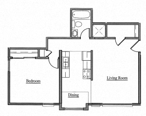 1 Bedroom New Rose